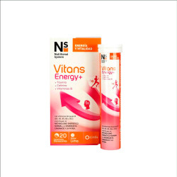 NS Vitans Energy + Taurina + Cafeína + Vitaminas B 20 comprimidos efervescentes