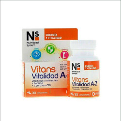NS Vitans Vitalidad A-Z Vitaminas y Minerales 30 comprimidos