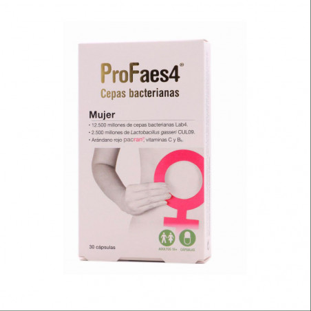 Profaes4 Cepas Bacterianas Mujer 30 cápsulas