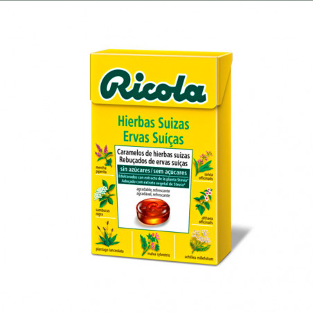 Ricola Caramelo Sin Azúcar de Hierbas Suizas 50 g