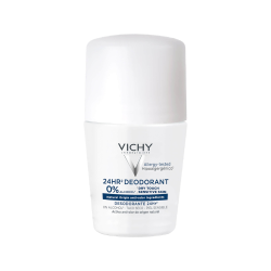 Vichy Desodorante Roll On Natural 0% Alcohol 24 horas 50 ml