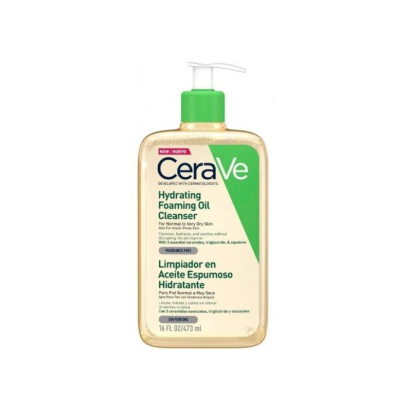 Cerave Limpiador en Aceite Espumoso Hidratante 473 ml