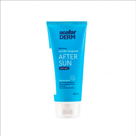 Acofarderm Post-Solar Loción Corporal After Sun Efecto Hielo 200 ml.