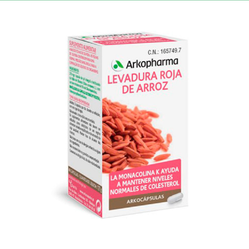 Arkopharma Levadura Roja de Arroz 45 cápsulas