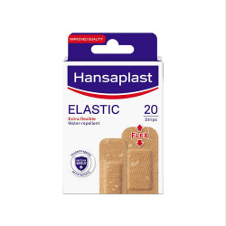 Hansaplast Elastic Apósito Adhesivo 2 tamaños 20 strips