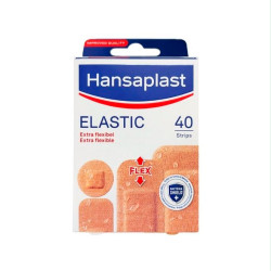 Hansaplast Elastic Apósito Adhesivo 40 unidades surtido diferentes tamaños